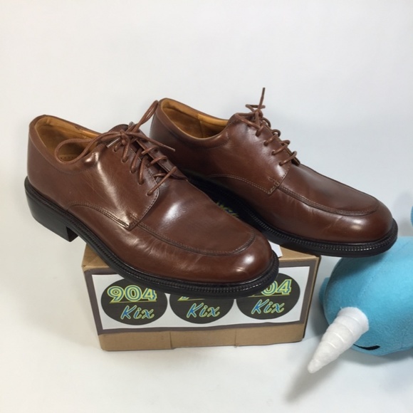 Cole Haan Brown leather Oxford shoe, Sz 8.5 men - Picture 3 of 7